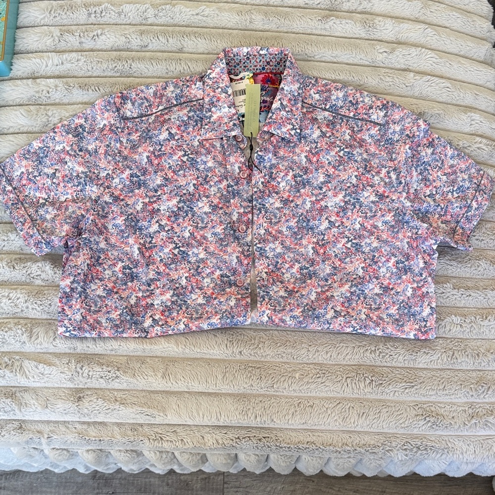 Robert Graham Multi-Color Splatter Print Shirt